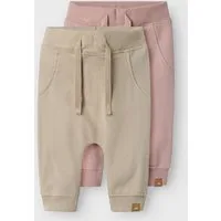 Name It Sweathose NBNTAKKI mit verstellbarem Bund und bequemer Form (Packung, 2-tlg) meliert, regular fit, Baumwollmix, Sweatware