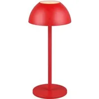 Reality Leuchten LED Außen-Tischleuchte RICARDO Tischleuchte (Stück), Dimmfunktion, USB-Ladefunktion, LED fest integriert, Warmweiß, Outdoor Akku Tischlampe Pilzdesign, USB-C, 4-fach Touch Dimmer, IP54