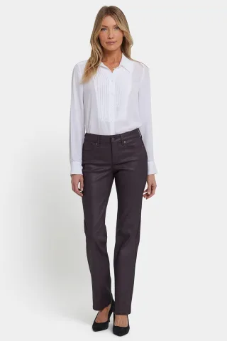 Beschichtete Marilyn Gerade Jeans | Feigenbeschichtet