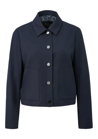 s.Oliver BLACK LABEL - Indoor-Jacke blau - Gr. - 46