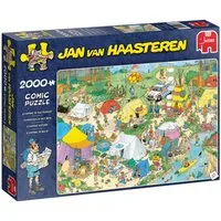 Jan van Haasteren Puzzle Jan van Haasteren Camping im Wald 2000 Teile Puzzle, 2000 Puzzleteile
