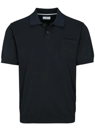 BASEFIELD - NOS Polo Strick Shirt 1/2 Arm night blue - Gr. - S