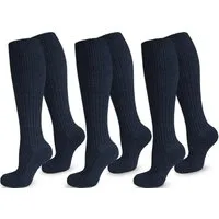 normani Kniestrümpfe 3 Paar Outdoor-Kniestrümpfe ARMY (Set, 3 Paar) hoher Schafwollanteil