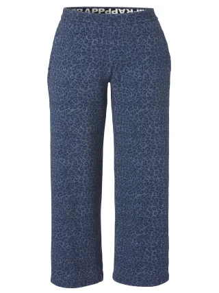 Frapp - Hose lang Druck navy multicolor - Gr. - 48