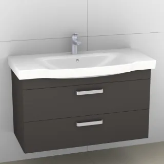 Artiqua 414 Waschtischunterschrank für Sentique 5142A1 Stahlgrau, 414-WU2L-V39-7142-88 414-WU2L-V39-7142-88