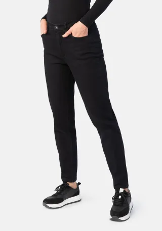STOOKER WOMEN 5-Pocket-Jeans "Nizza Denim Tapered Fit Jeans" Tapered Fit Casual Clean Wash Denim Jeans für Damen
