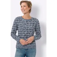 Sieh an! Strickpullover Langarm-Pullover Langarm Mustermix gestrickt