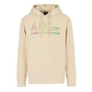Armani Exchange - "Summer Beats" Kapuzenpullover für Herren (Beige)