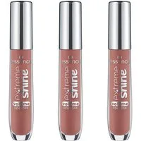 Essence Lipgloss EXTREME SHINE VOLUME LIPGLOSS, 3-tlg., glänzendes Finish mit intensivem Glow