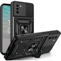 betterfon Handyhülle Panzerhülle für Nokia G11 G21 mit Kameraschutz & Ringhalter, Outdoorhülle mit Smartstand und Silikonkern