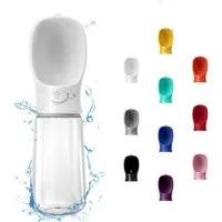 FELIXLEO Reisenapf Hunde Wasserflasche 550ml auslaufsicher Trinknapf Wandern Reise