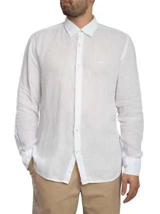 BOSS Relegant Regular Shirt, Weiß