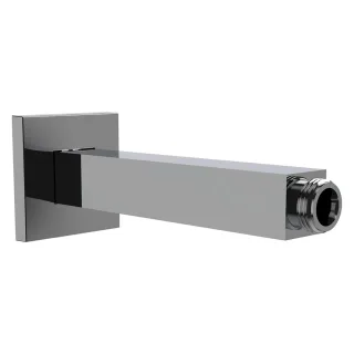 LAUFEN Brausedeckenarm, quadratische Rosette, Länge 150mm, passend zu HF504732100000, chrom HF546027100000