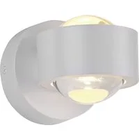 JUST LIGHT LED Wandleuchte AKKU-CHIA, Memory, nach Trennung vom Netz, LED fest integriert, Warmweiß, Akkubetrieben inkl. USB-Ladekabel, 5 Stufen Dimmung + Timerfunktion