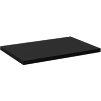 Lomadox Waschtischplatte NEWPORT-56-BLACK, 60cm, in schwarz