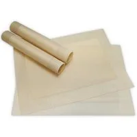 matches21 HOME & HOBBY Platzset Tischsets BORDA 4er Set Champagner als Tischuntersetzer, (4-St), Abwaschbare Platzsets als Tischunterlagen für Ess-Tisch Tisch-Deko