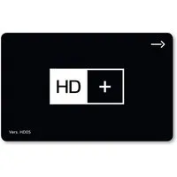 HD+ Karte für HD+ Receiver oder CI+-Modul, 12 Monate HD+ Sender-Paket, 25 HD- und 3 UHD-Sender