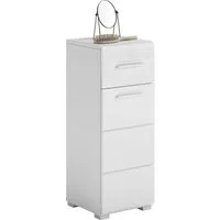 Home affaire Unterschrank Malmö, Breite 30 cm, 1 Tür (Türanschlag wechselbar), 1 Schubkasten in verschiedenen Farben erhältlich, Badmöbel, Badschrank, Kommode, Bad