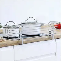 Gravidus Herdschutzgitter Herdschutzgitter 60cm Kinder Schutzgitter Herd Sicherungsgitter Metall