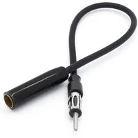 Adapter Universe Auto Antennen Verlängerung 30 cm Kabel DIN ISO Buchse auf Stecker KFZ KFZ-Adapter