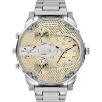 Diesel Quarzuhr MR. DADDY SLIM DZ7495, Armbanduhr, Herrenuhr, Edelstahlarmband, analog, Tag