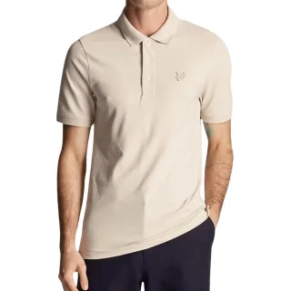 Lyle & Scott Tonal Eagle Creme Poloshirt