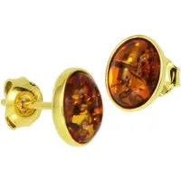 OSTSEE-SCHMUCK Paar Ohrstecker Ostsee-Schmuck Ohrstecker Classic 8 x 6 mm (2-tlg)