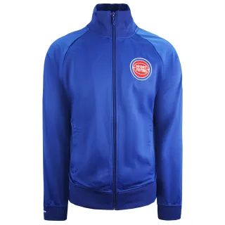 Mitchell & Ness Detroit Pistons Herren Blue Track Jacke
