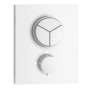 Herzbach DEEP WHITE PUSH Thermostat Unterputz, 23.803055.2.07 23.803055.2.07