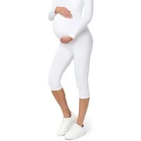 Be Mammy Umstandsleggings 3/4 Umstandhose BE20-229 (1-tlg) aus Baumwolle