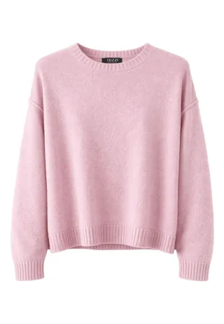 tuzzi - Pulli STAY WARM & COZY rippbündchen pale rose - Gr. - 36