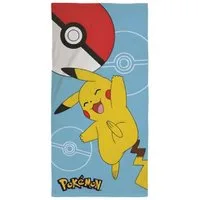 POKÉMON Strandtuch Pokemon Pikachu Badetuch Strandtuch Duschtuch XL 70x140 cm