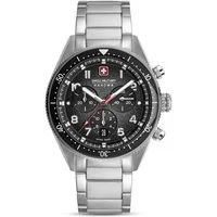 Swiss Military Hanowa Quarzuhr Swiss Military Hanowa SMWGI0003803 Herrenuhr Greyhound Chrono 43mm 10A Swiss Military Hanowa SMWGI0003803 Herrenuhr Greyhound Chrono 43mm 10ATM