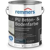 Remmers Lack PU Beton- und Bodenfarbe anthrazit seidenmatt 5 Liter, belastbar und chemikalienbeständig