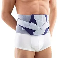 Bauerfeind Rückenbandage LumboLoc Forte Rückenorthese Farbe: Titan