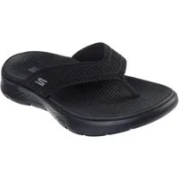 Skechers GO WALK FLEX SANDAL Zehentrenner Badeschuh, Strandschuh, Sommerschuh mit Goga Mat Fußbett
