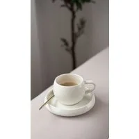 EKA Kaffeeservice Chubby Kaffee Tassen Set (12-tlg), Porzellan