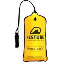 Restube Schwimminsel Schwimmboje, aufblasbar & wiederverwendbar, Signalfarbe, Auftrieb: 125 N, PVC-Frei