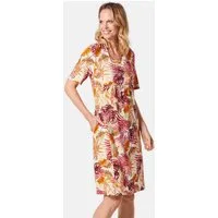 GOLDNER Jerseykleid Elastisches Jerseykleid mit modischem Druck