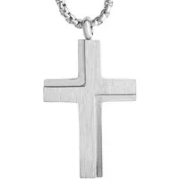 Firetti Kette mit Anhänger Schmuck Geschenk Kreuz