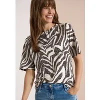 CECIL T-Shirt mit Zebra-Print