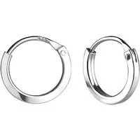 Order & Smile Schmuck Paar Creolen Kleine Creolen Silber 925 Ohrringe 10 mm