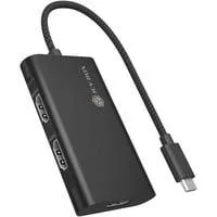 IB-AD1030-C, Adapter schwarz, USB Type-C, HDMI