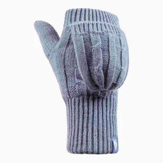 Damen Kabelstrick 2.3 Tog Thermo Winter Fäustlinge mit Umwandel-Funktion