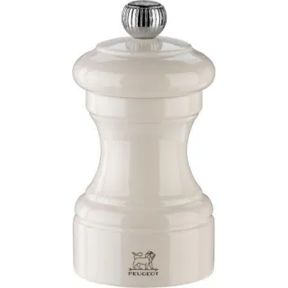 Peugeot Bistro Pfeffermühle 10 cm Elfenbein lackiert Holz