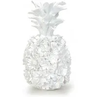 Bubble-Store Dekofigur Ananas Deko Figur (Ananas Deko Figur weiß), Ananas Figur