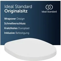 Ideal Standard WC-Sitz Connect, WC-Sitz mit robusten Edelstahl-Scharniere