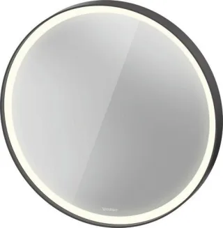 Duravit L-Cube Spiegel Graphit Aluminium Matt 700x67x700 mm - LC7375049490100 LC7375049490100