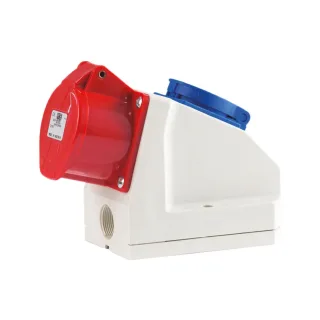 HEDI CEE Wand-Kombisteckdose 400V/16A - 97001