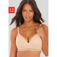 LASCANA Bralette-BH Freya ohne Bügel mit eingearbeitetem Push-up Kissen, bequemer BH